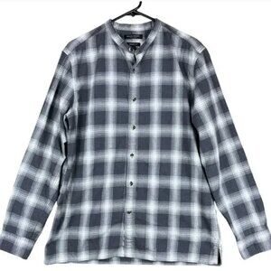 NWT Banana Republic Men's Luxe Flannel Plaid Shirt Grant Fit Button Down